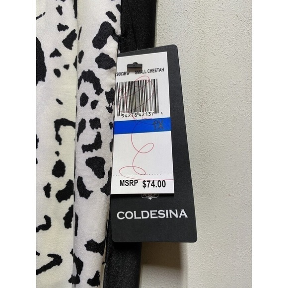NWT Coldesina Leopard Print Stretchy Outerwear Pants. Size 1X - Picture 5 of 5